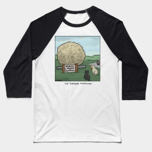 Giant Hairball Baseball T-Shirt